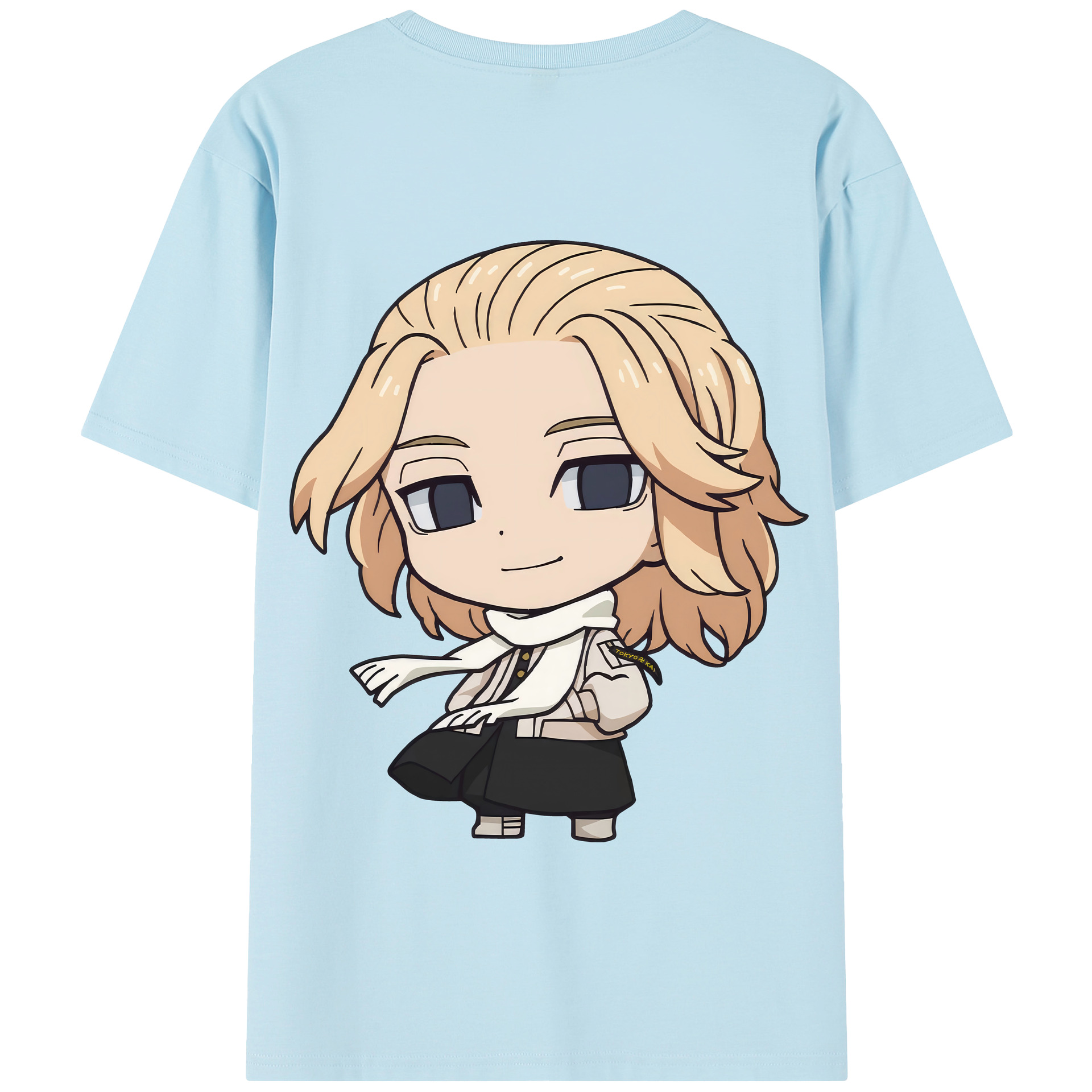 （画像用） 東京リベンジャーズ Tokyo Revengers 綿100％半袖Tシャツ（背面プリント）